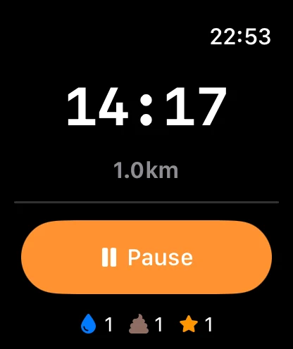 Walk recording on Apple Watch